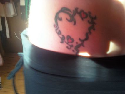 Love Heart Tattoo Designs Image